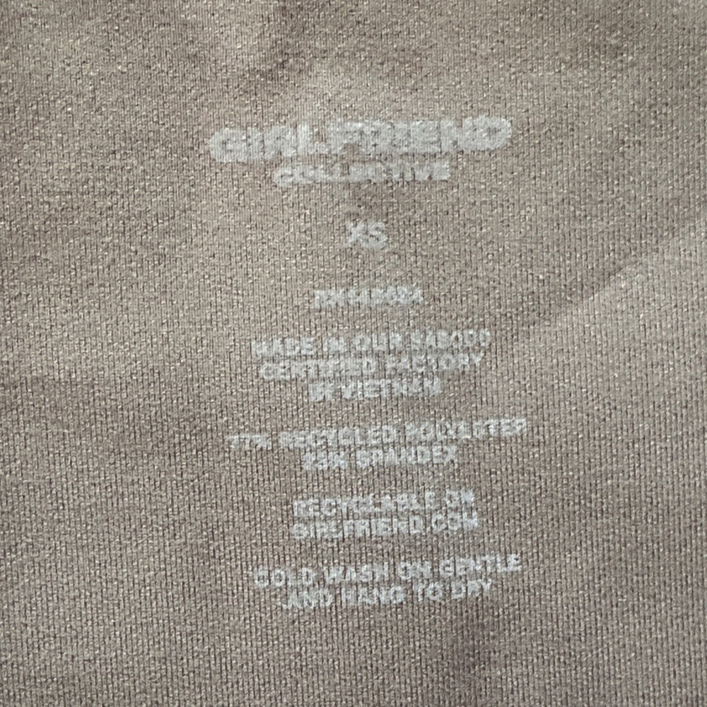 Girlfriend Collective Taupe Top - Picture 2 of 6